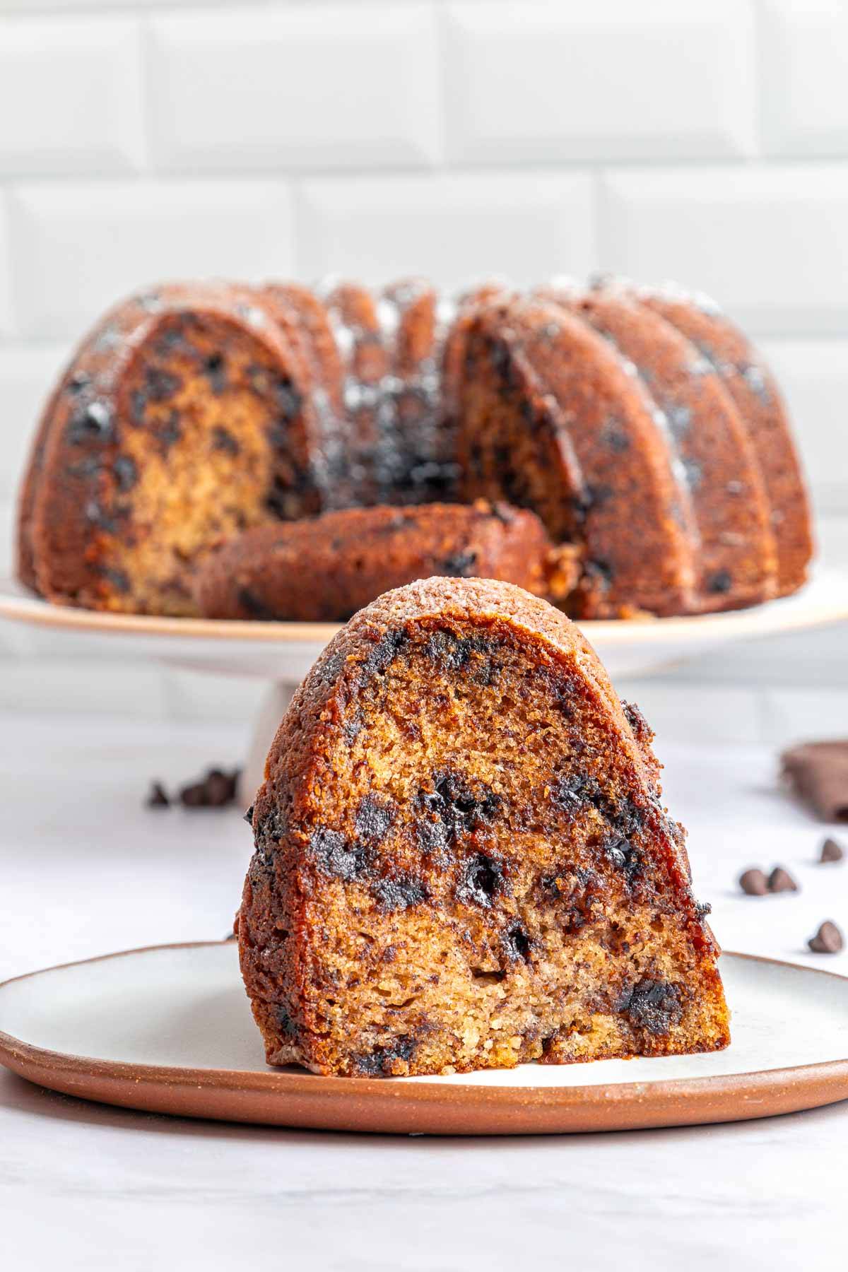 Banana Chocolate Chip Cake.