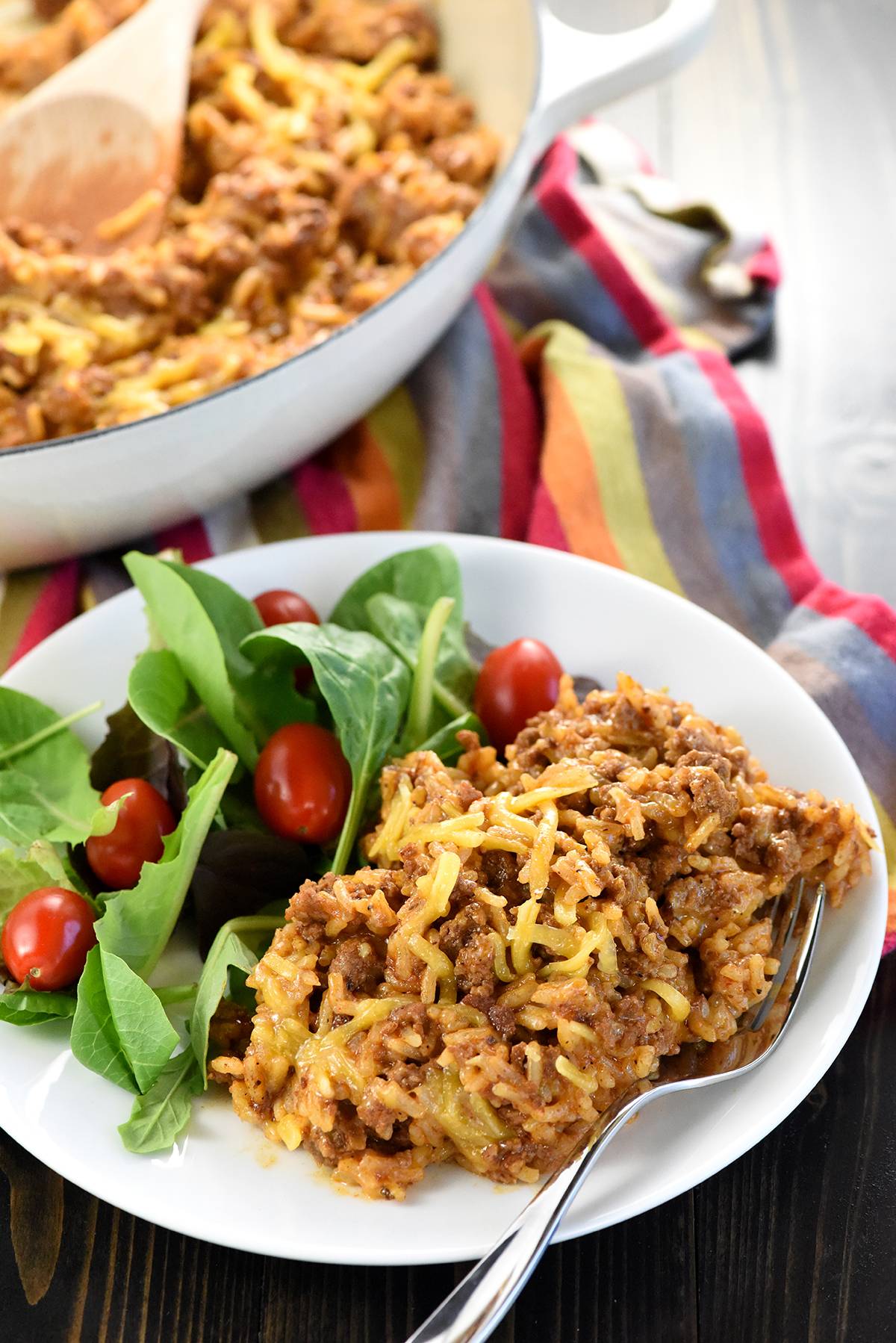 Taco hamburger helper.