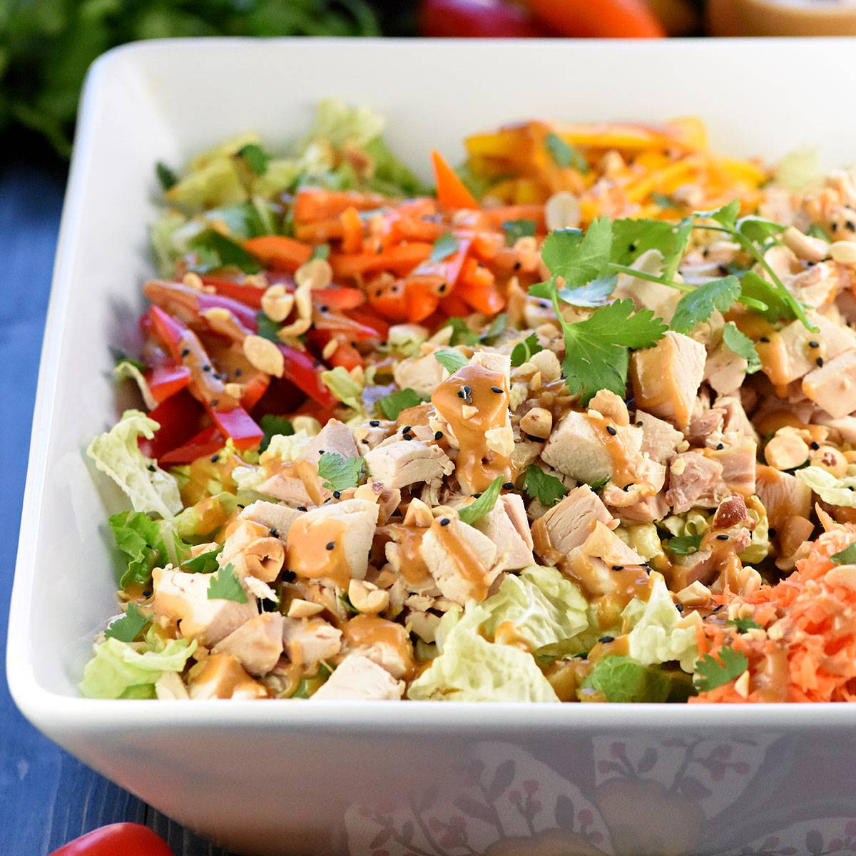 Thai chicken salad.