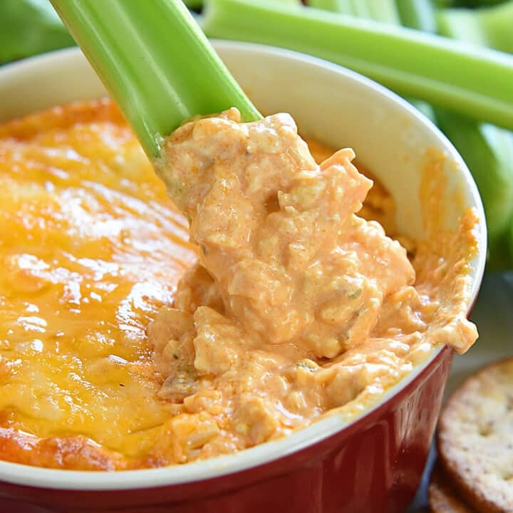 Buffalo chicken dip.