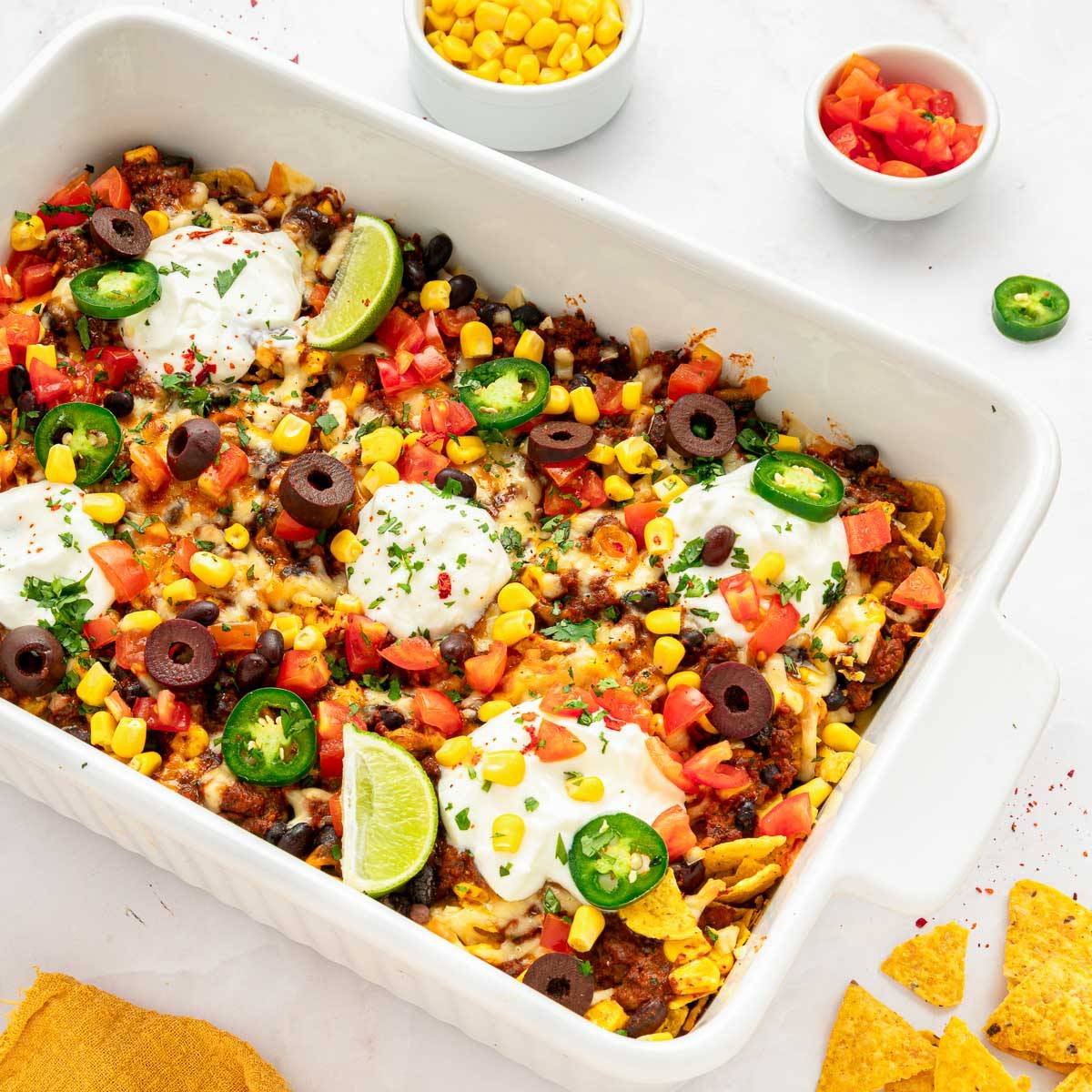 Taco casserole.