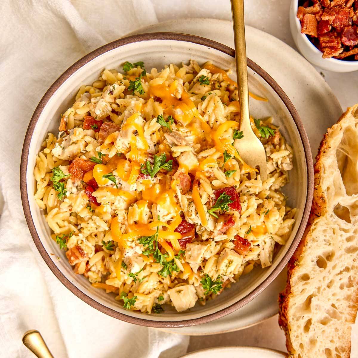 Chicken bacon ranch casserole.
