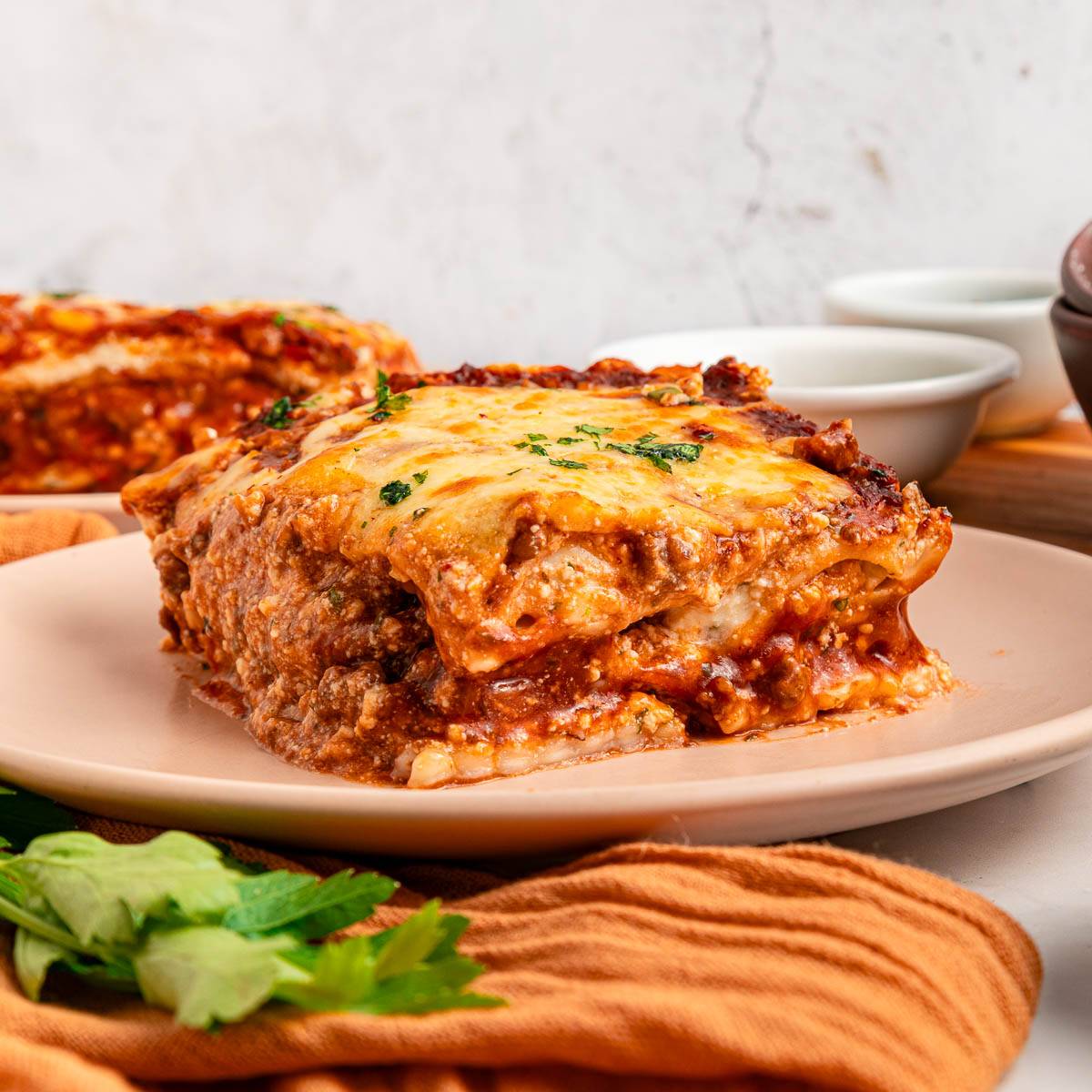 Ravioli lasagna.