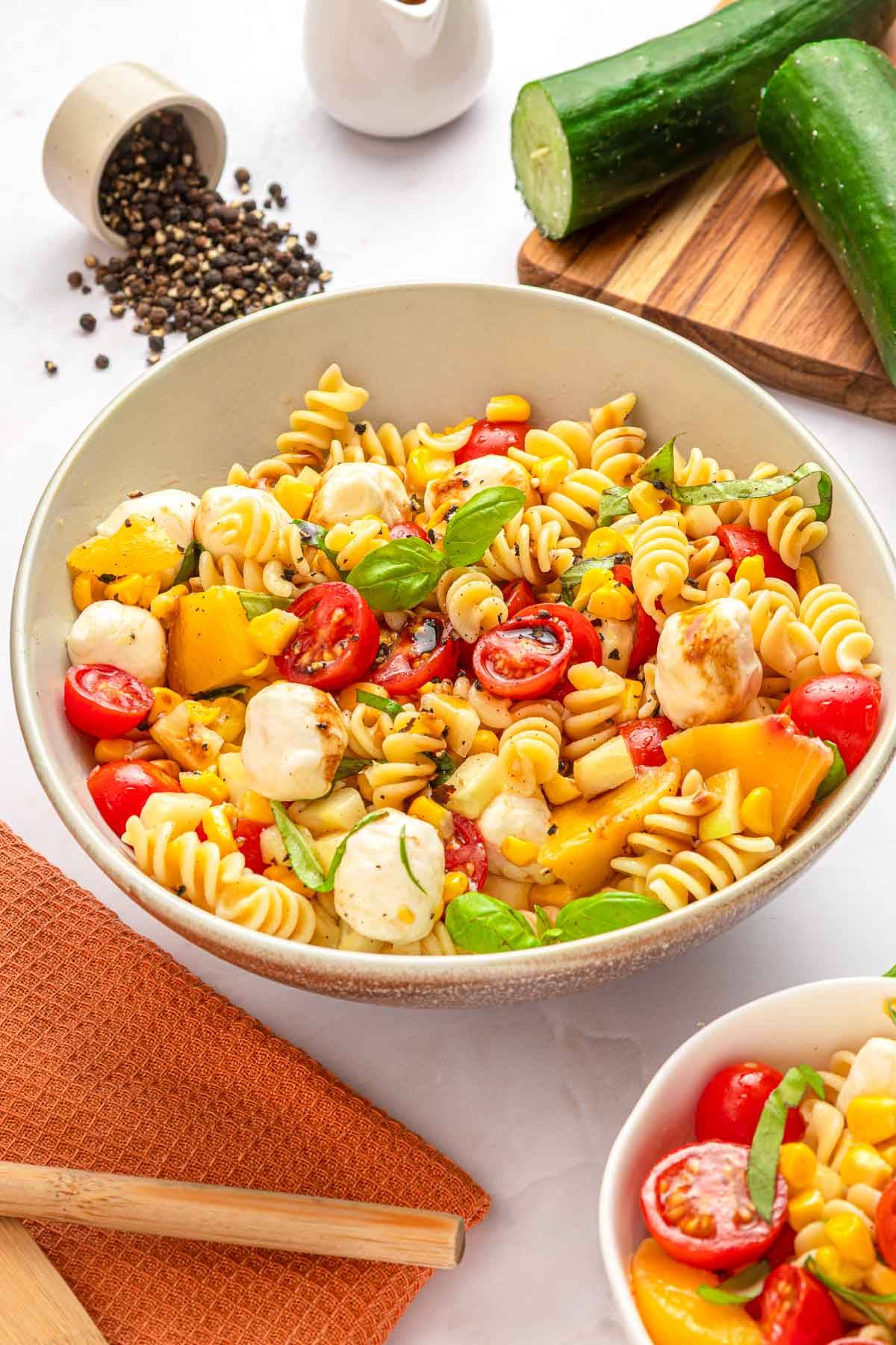 Summer pasta salad.