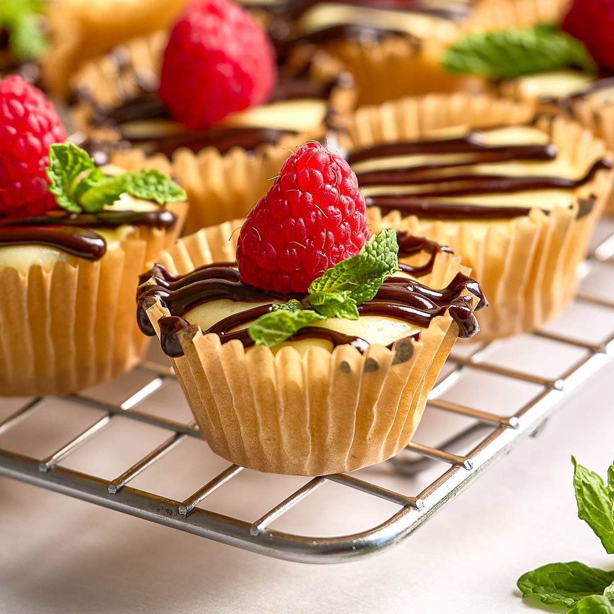Mini cheesecakes.