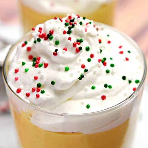 Eggnog Pudding