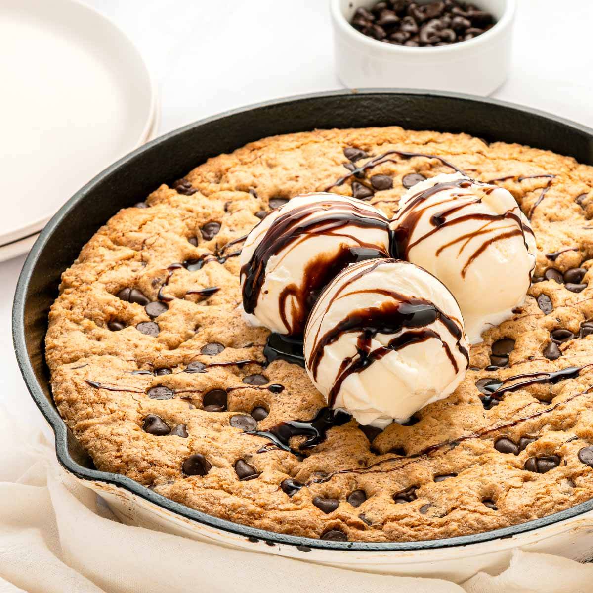Skillet cookie.