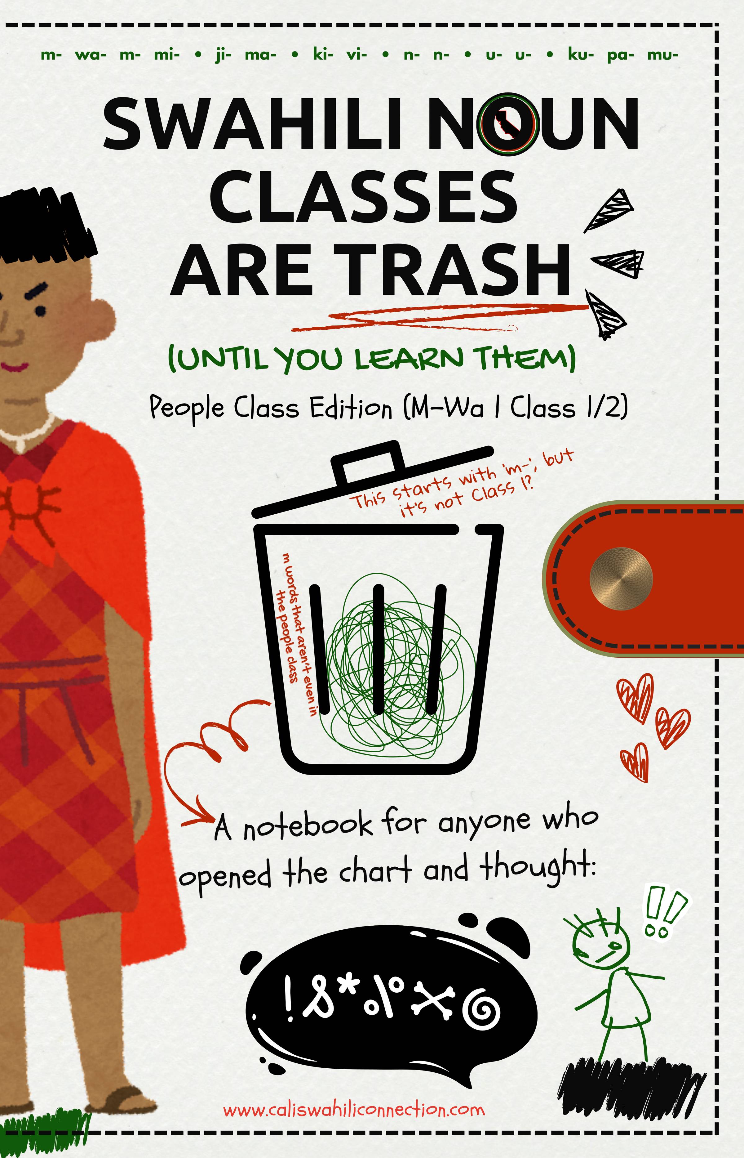 Swahili Noun Classes Are Trash (Until You Learn Them): Class 1 & 2