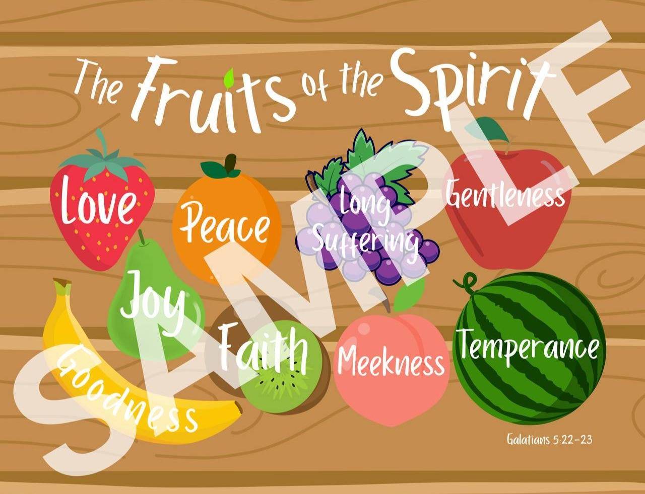 Fruits of the Spirit Poster