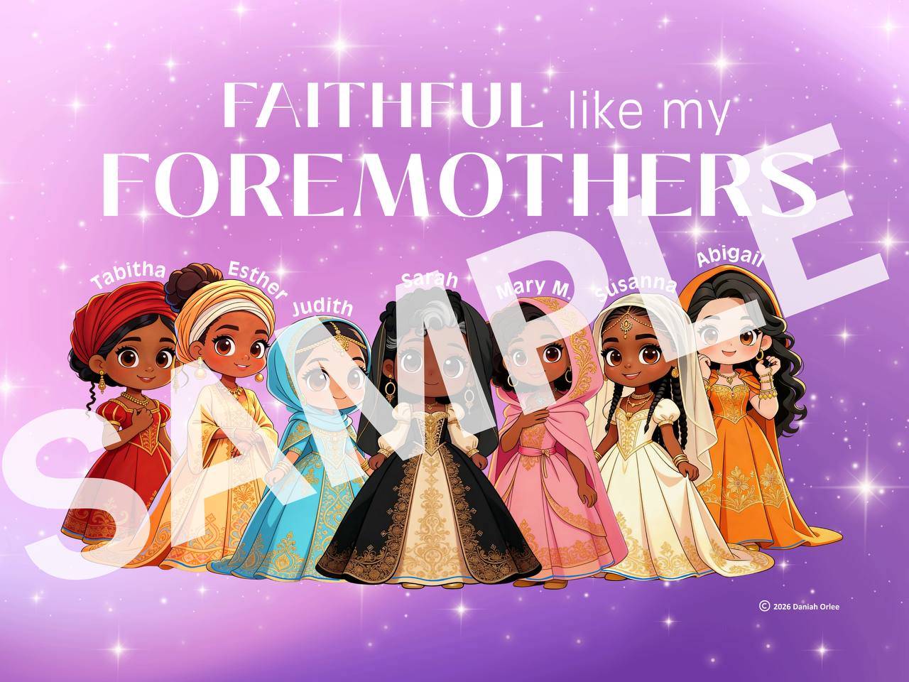 Faithful Foremothers Poster