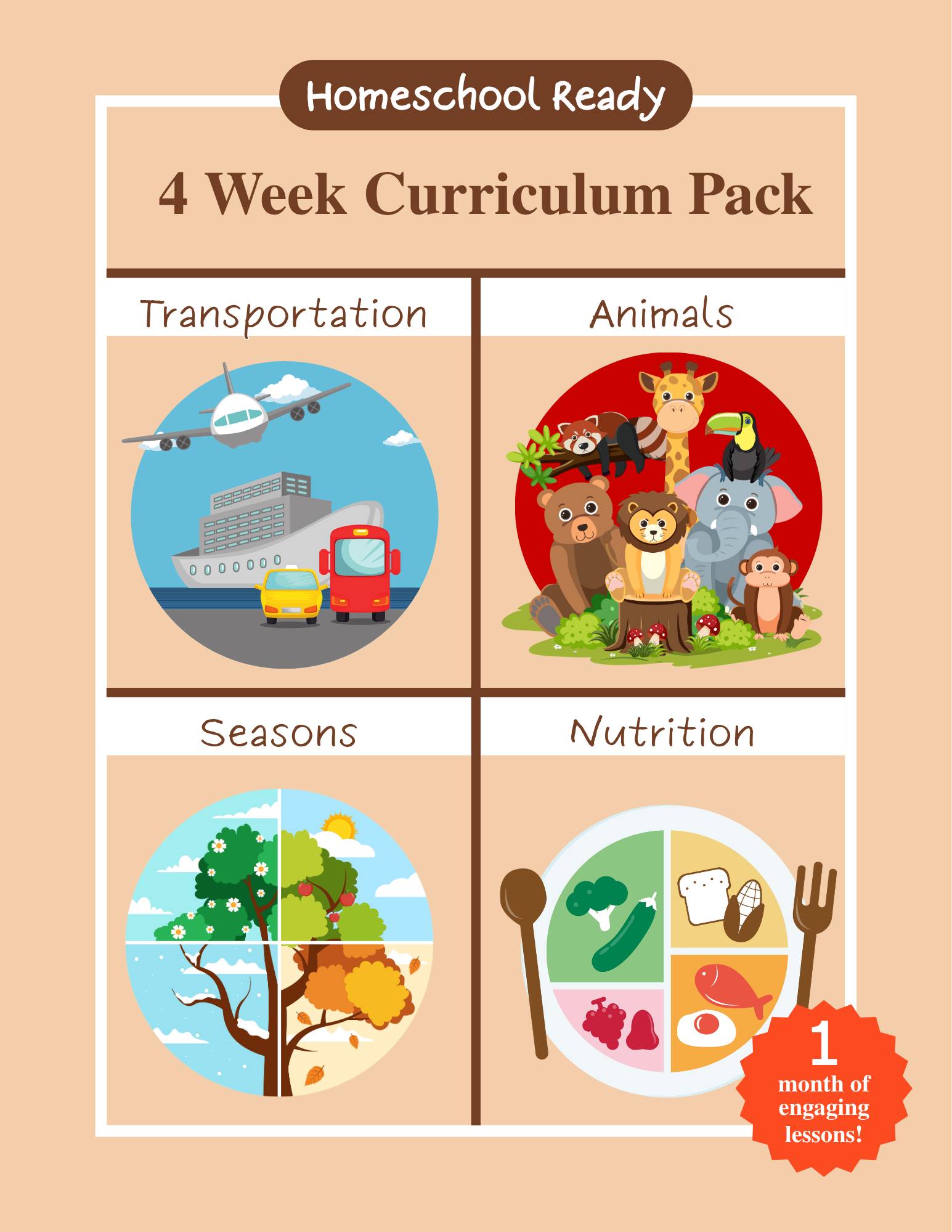 4 Week Curriculum Pack - Vol. 1