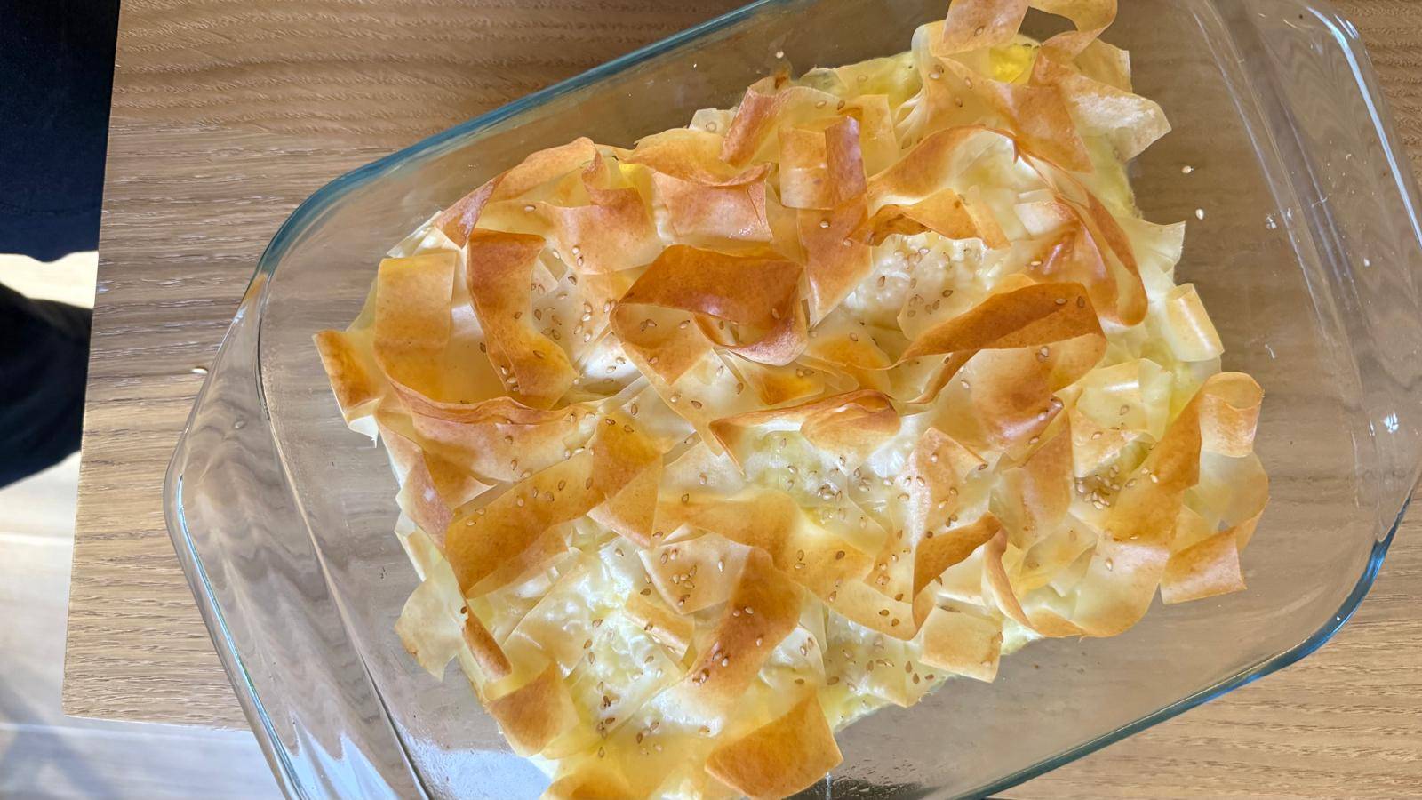 bureka de masa filo en 10 minutos, acompañante para cualquier comida 