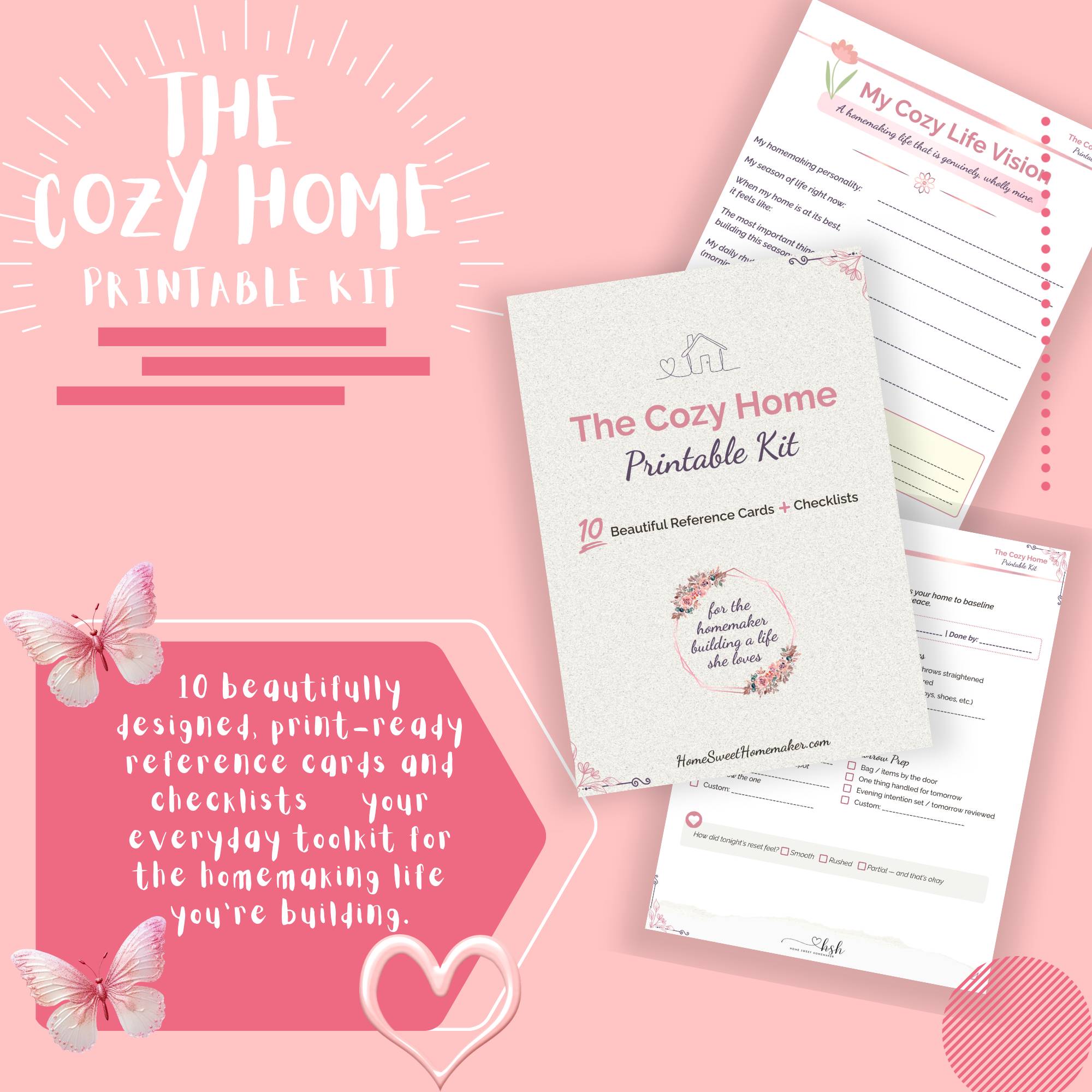 The Cozy Home Printable Kit