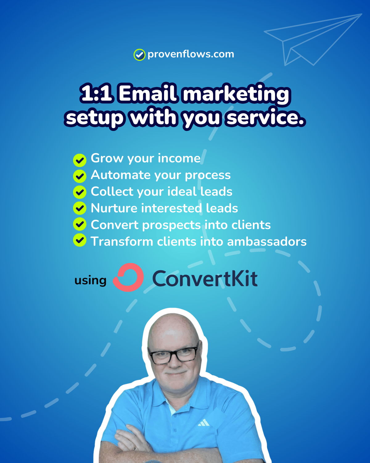 1:1 Email Marketing Setup: 'Done with You' (using ConvertKit)