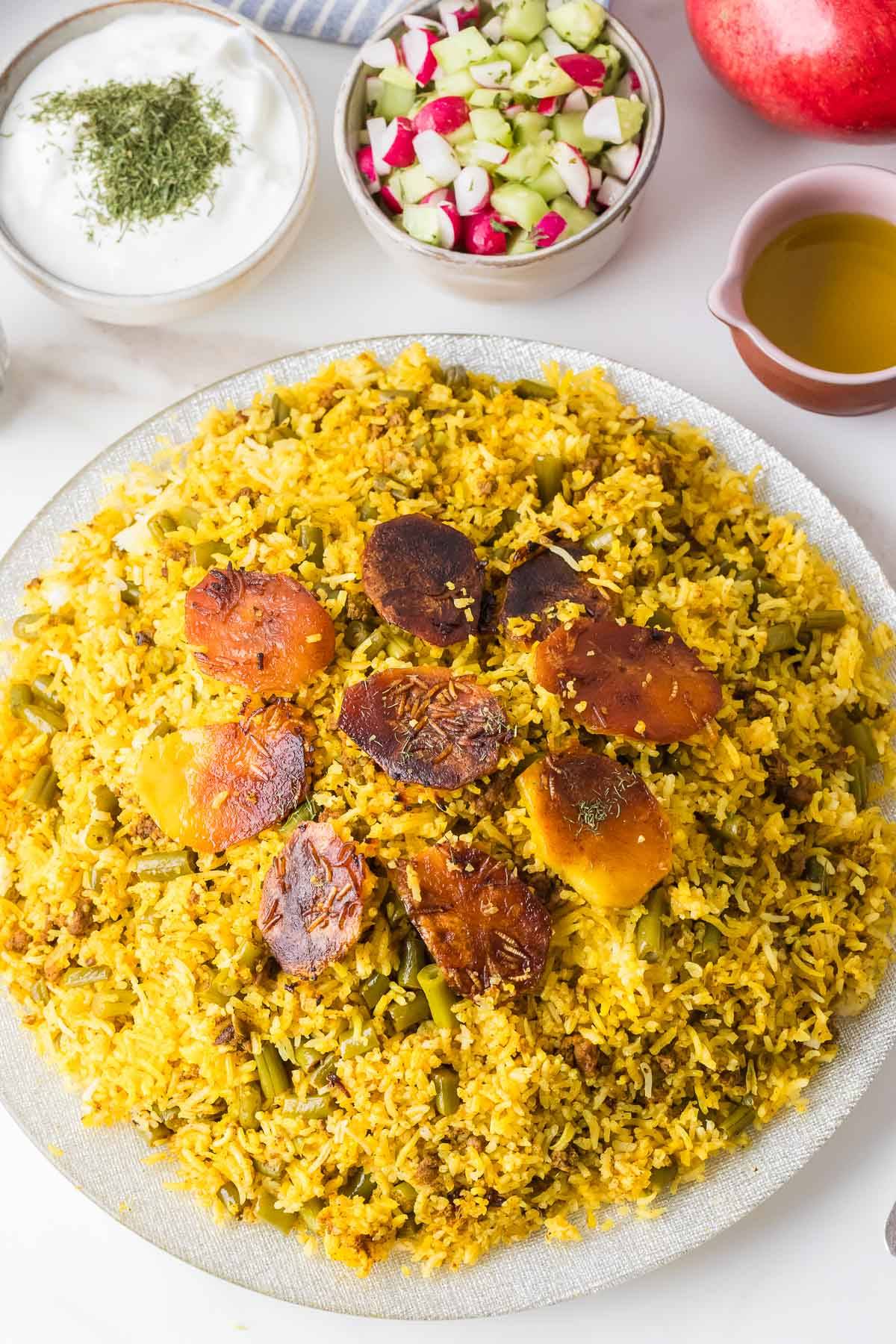 Lubia Polo Persian Green Bean Rice