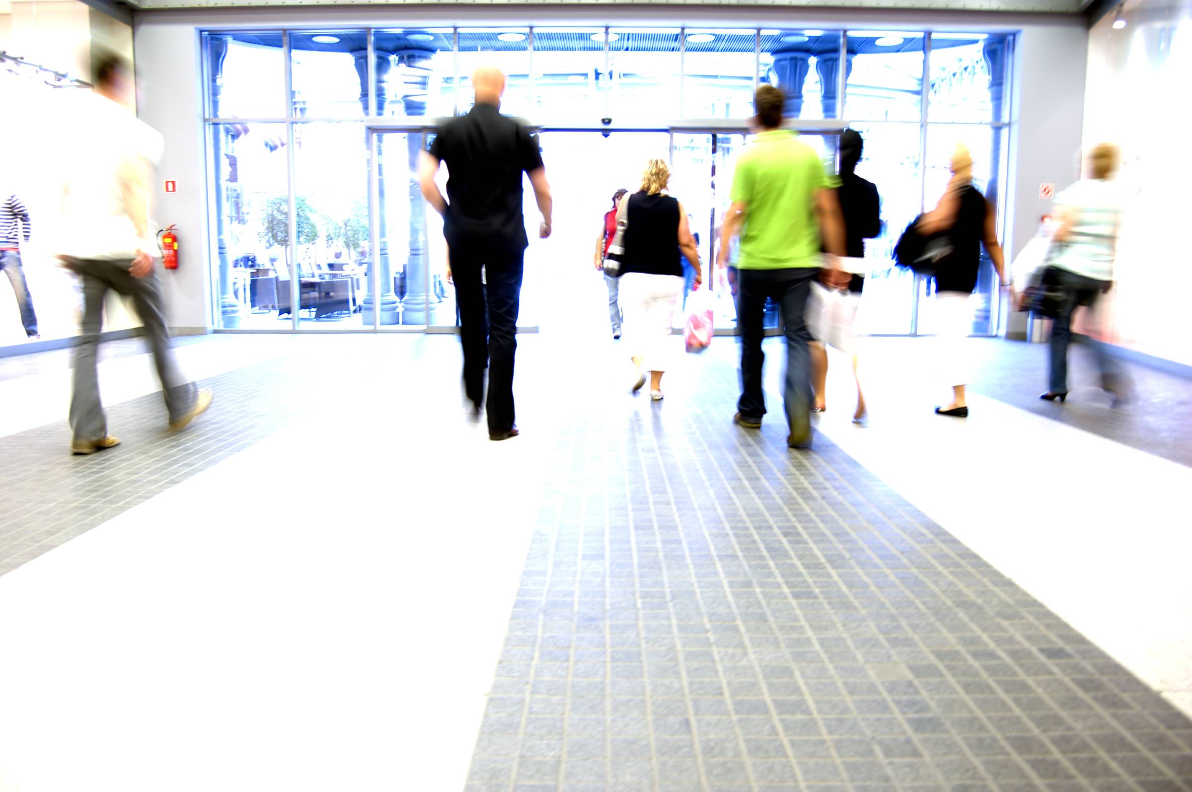 people shopping