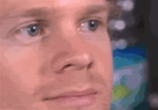 white guy blinking gif