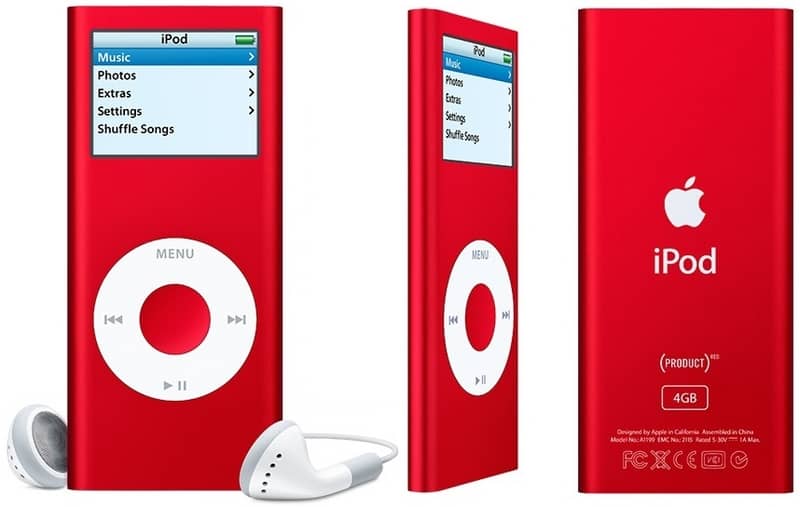 Product RED iPod nano