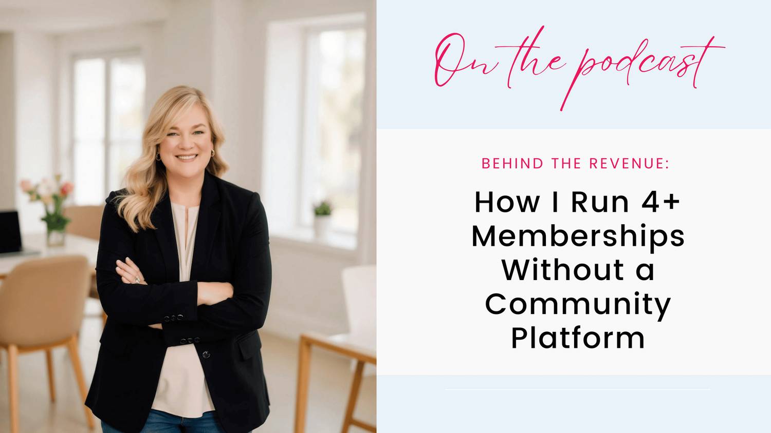 How I run 4+ memberships without a paid community