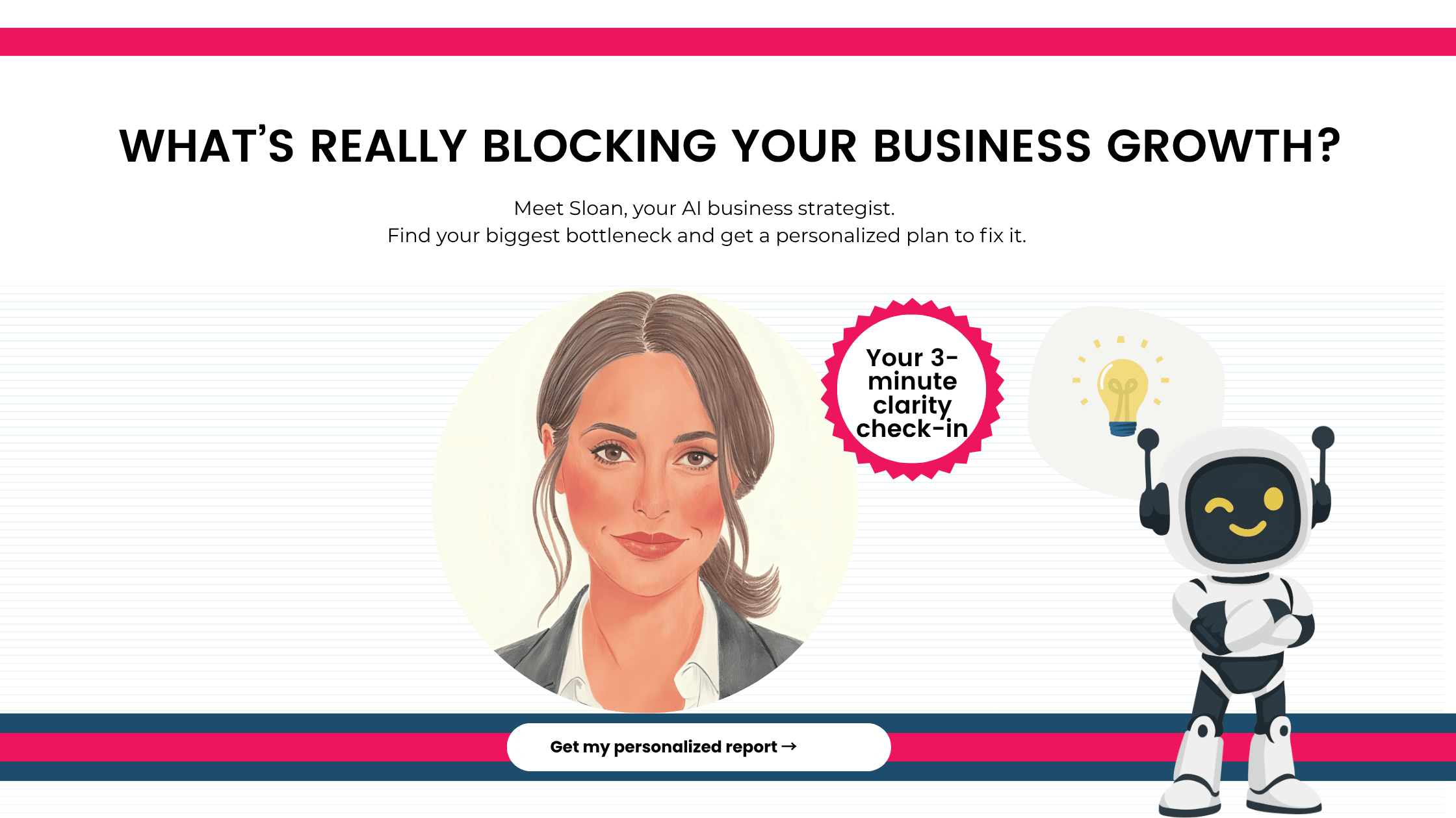 Sloan custom gpt with AI robot