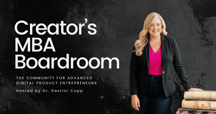Creator's MBA Boardroom picture of Dr. Destini Copp