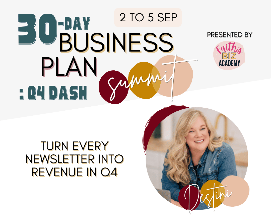 30-Day Business Plan Summit