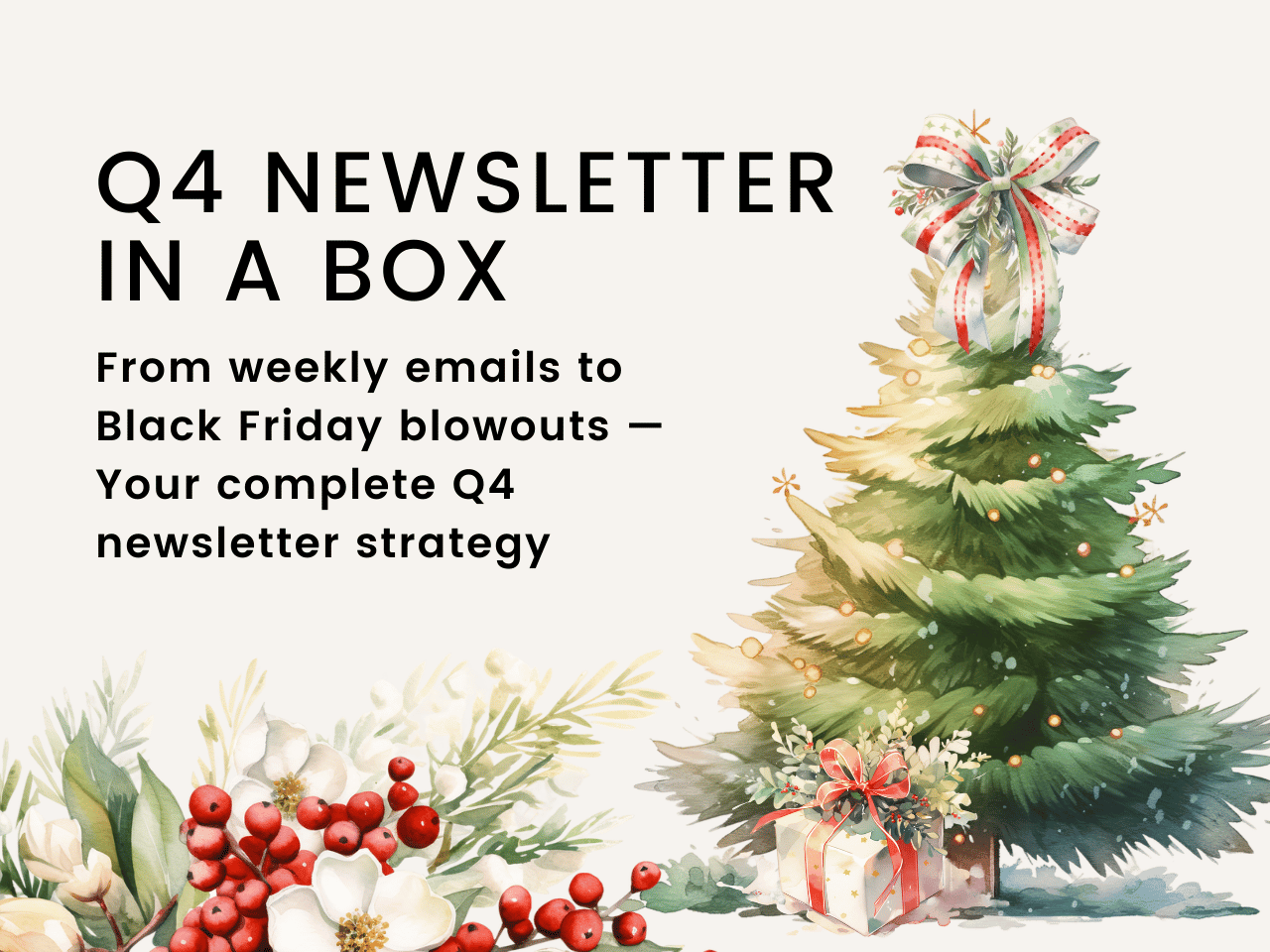 Q4 newsletter in a box
