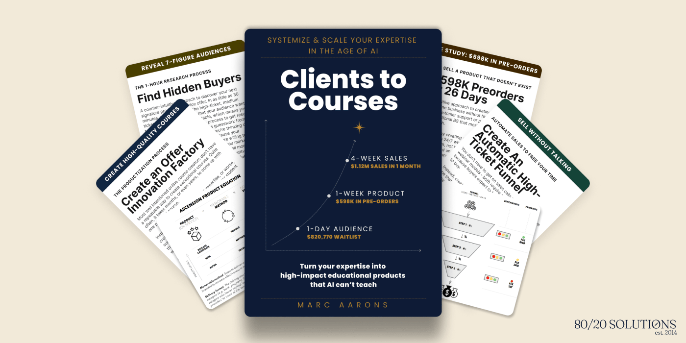 Clients to Courses book