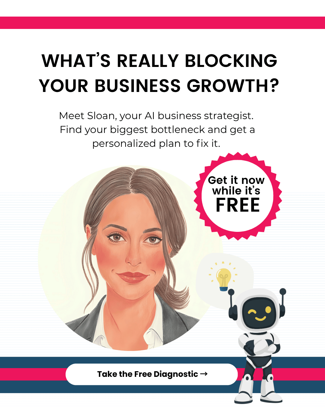 Sloan custom gpt with AI robot