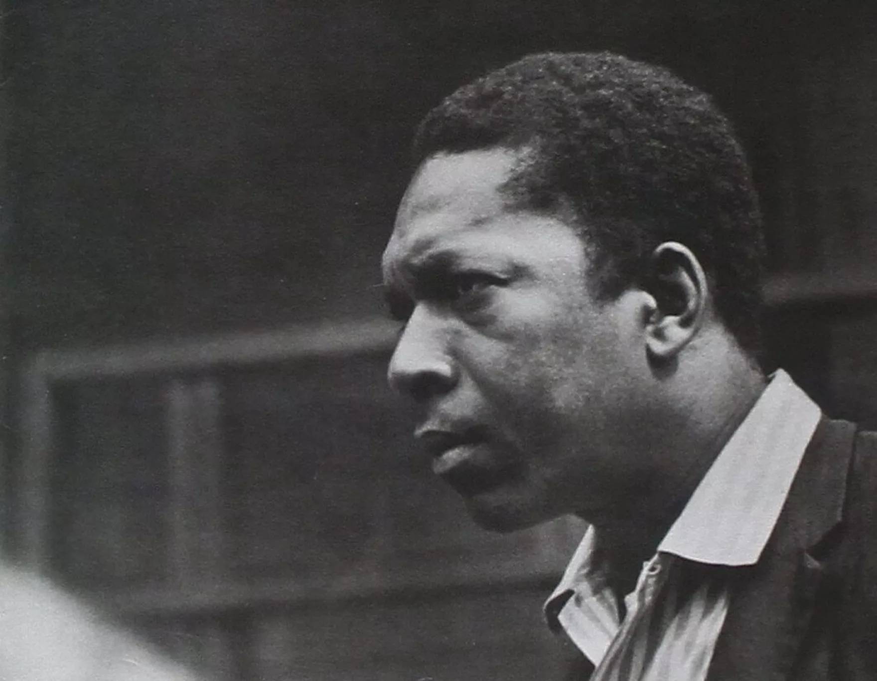 John Coltrane - portada de "A Love Supreme" por Bob Thiele