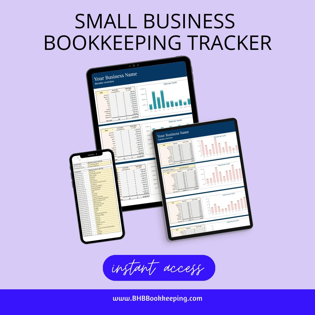 THE SMALL BUSINESS BOOKKEEPING TRACKER IN GOOGLE SHEETS