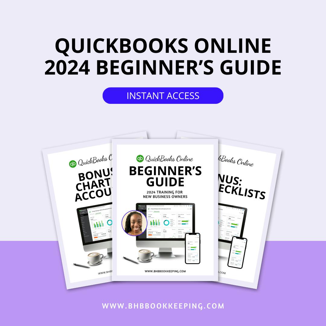 QUICKBOOKS ONLINE 2024 BEGINNER'S GUIDE