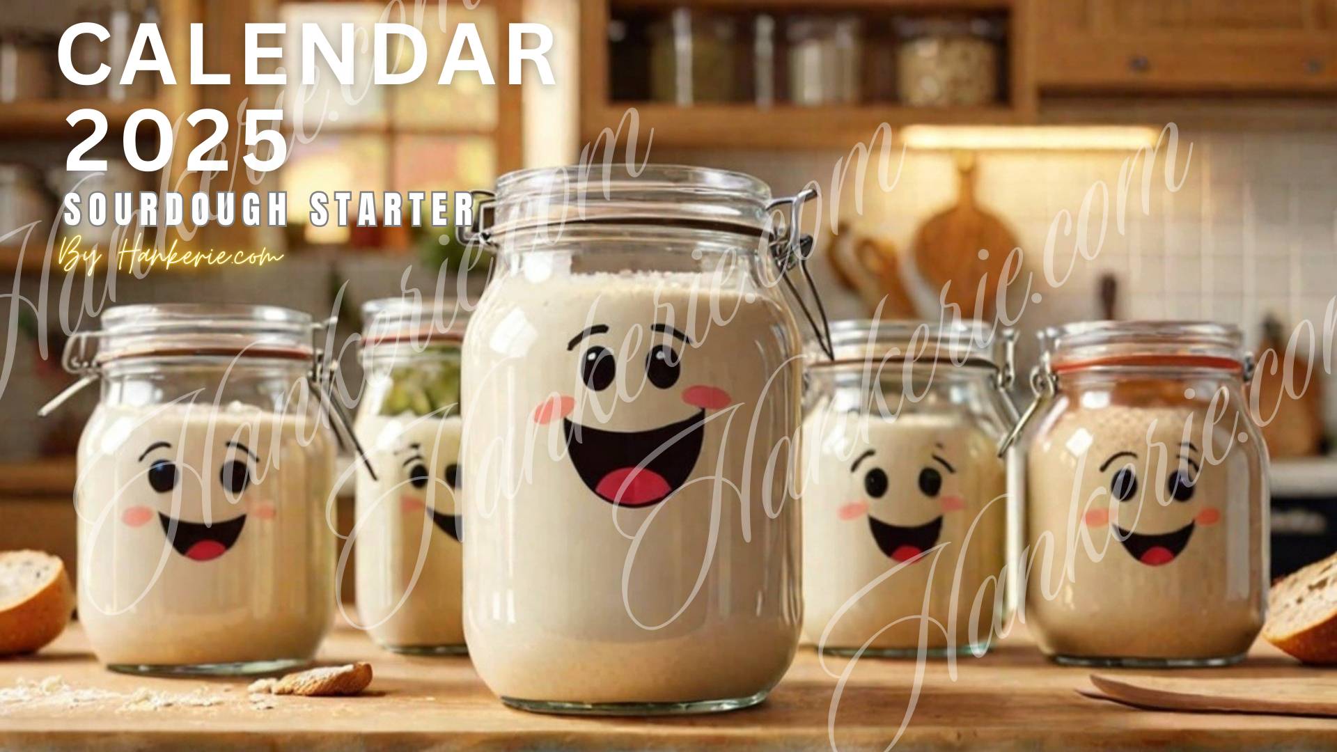 Adorable Year 2025 Sourdough Starter Calendar – Now 90% Off for the Holidays! ?