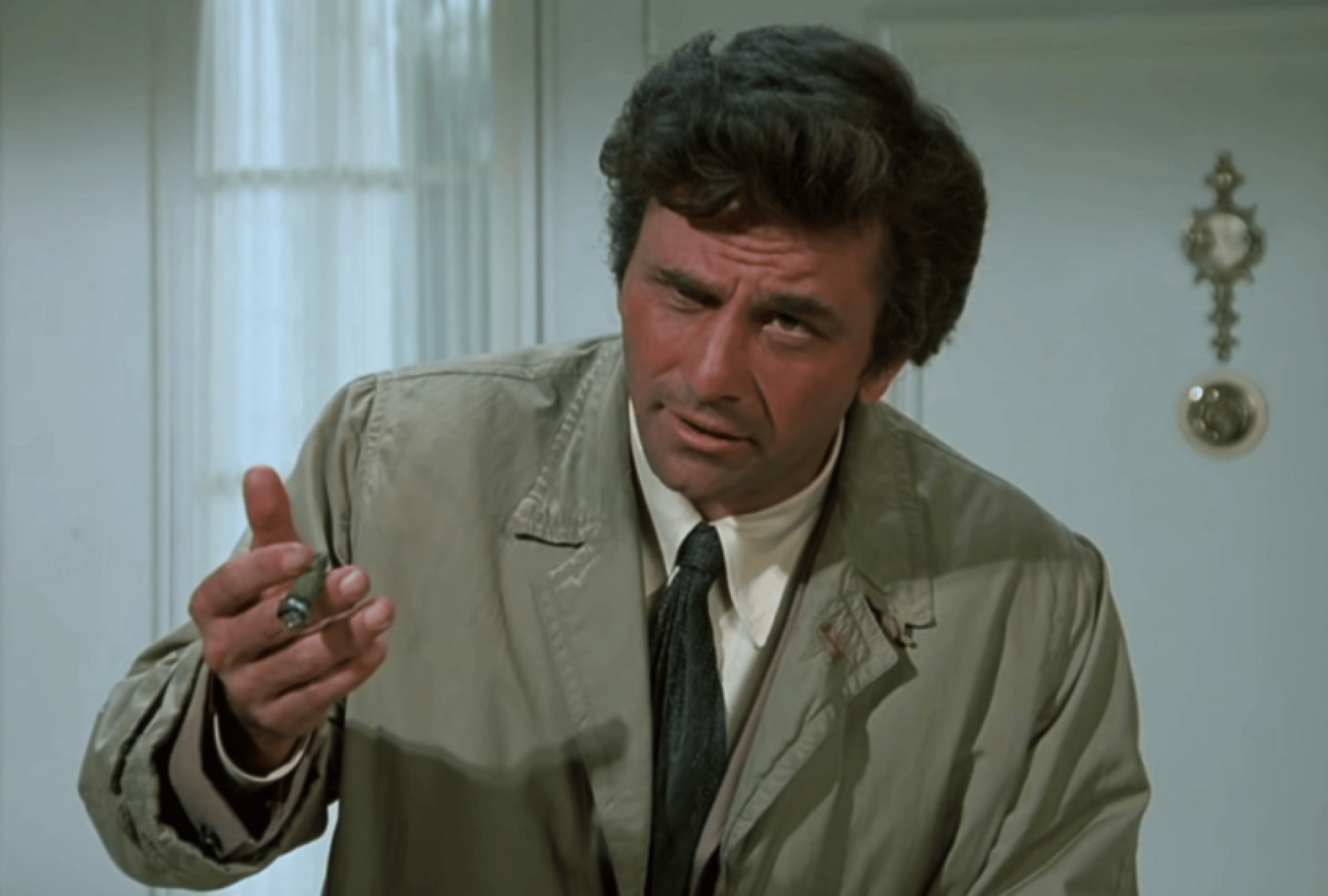 Columbo -- One more thing ask questions