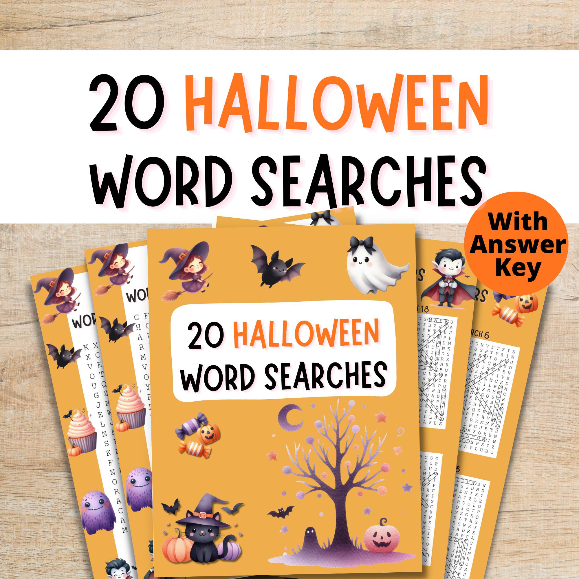 Free Halloween Word Search Plus Opportunity to Get More!