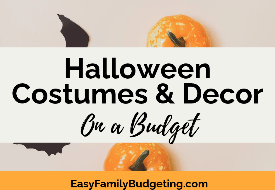 Halloween Costumes and Decor on a Budget