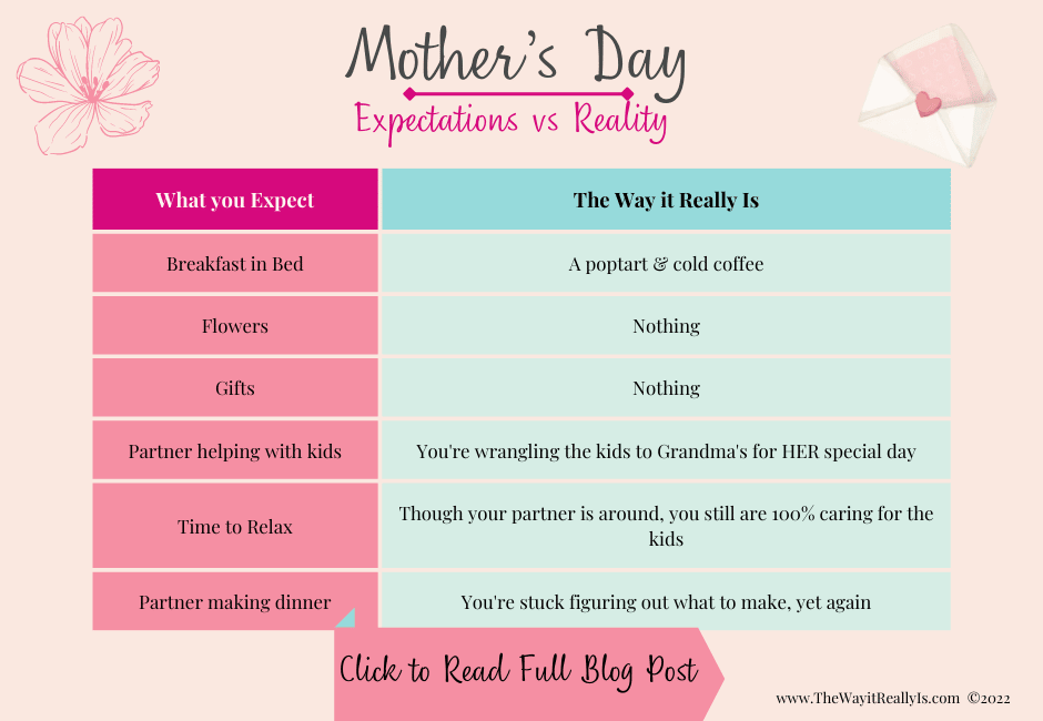 The Disappointment of Mother's Day and a Mother's Day printable