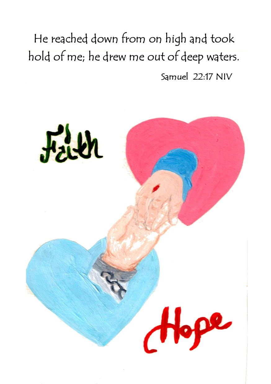 Faith, Hope Love Promise Card