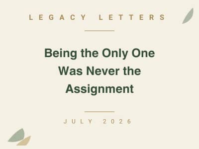 Legacy Letters July 2026 thumbnail