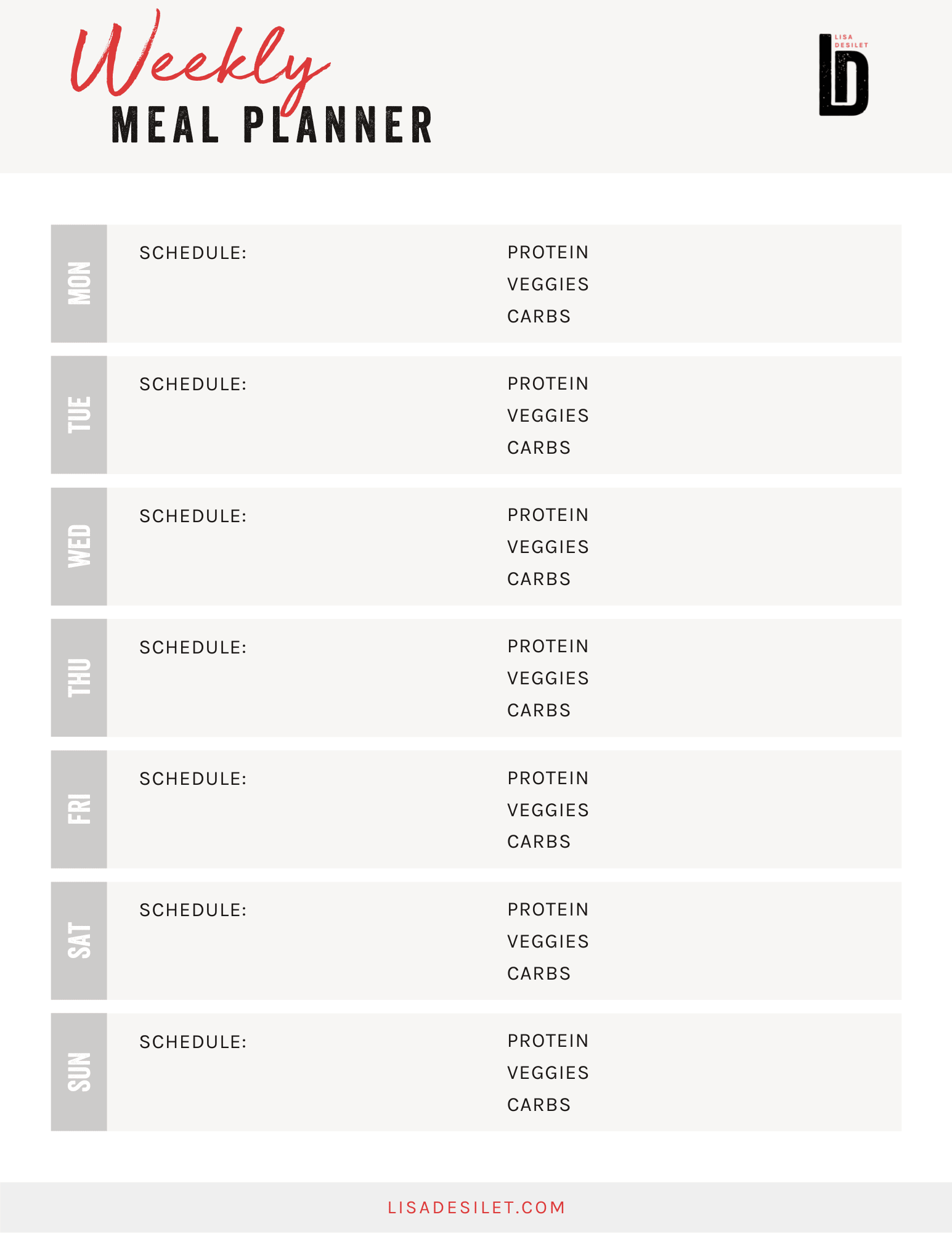 Meal Plans Made Easy