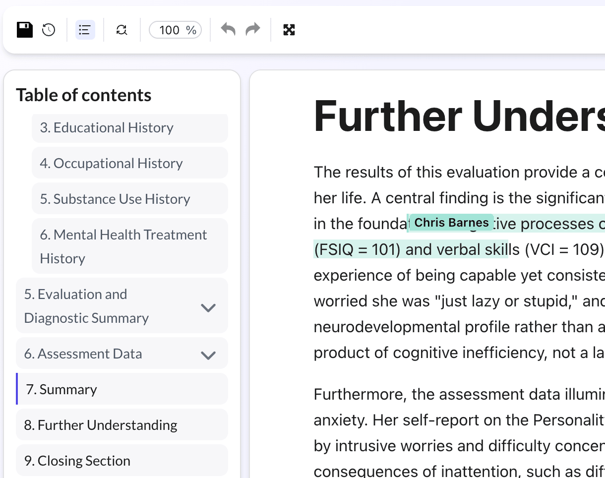 Collaboration & Versioning feature