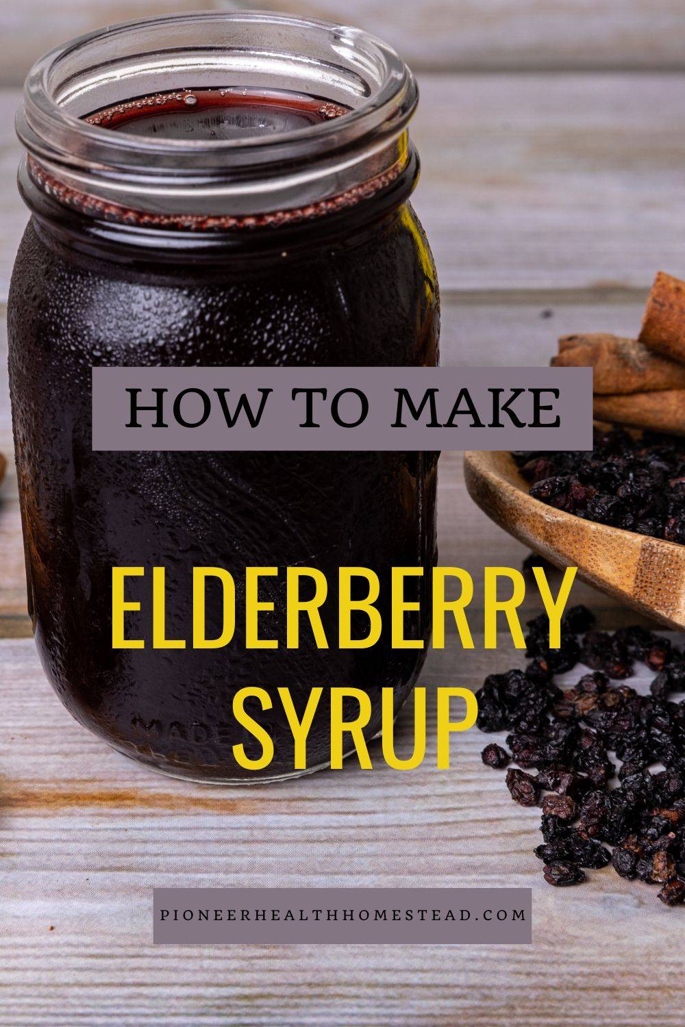 elderberry syrup recipe