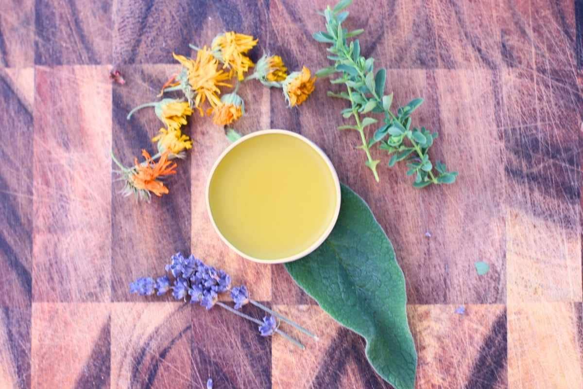 herbal burn salve