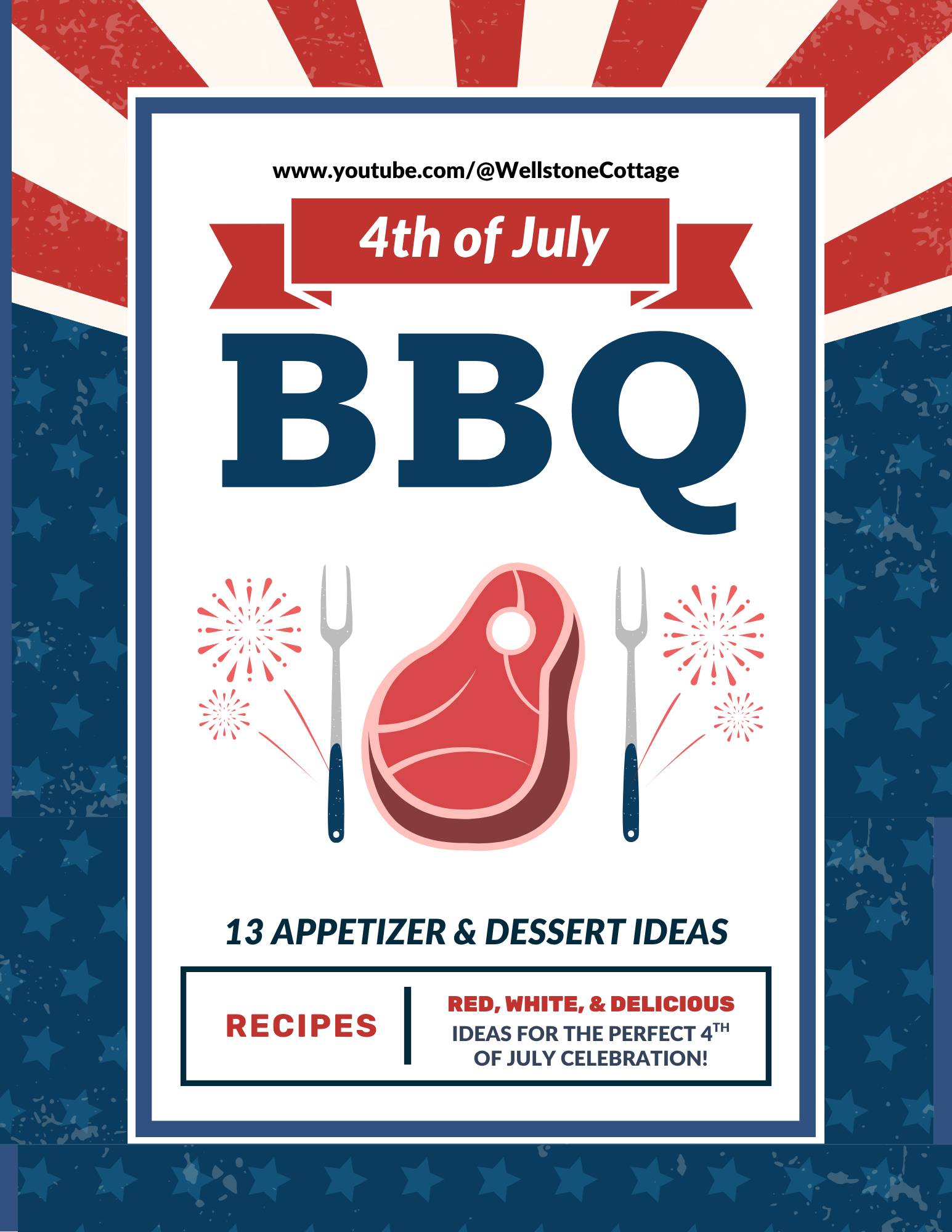 Stars, Stripes & Bites 13 Festive Appetizers & Desserts for Your 4th of July Celebration 🇺🇸 