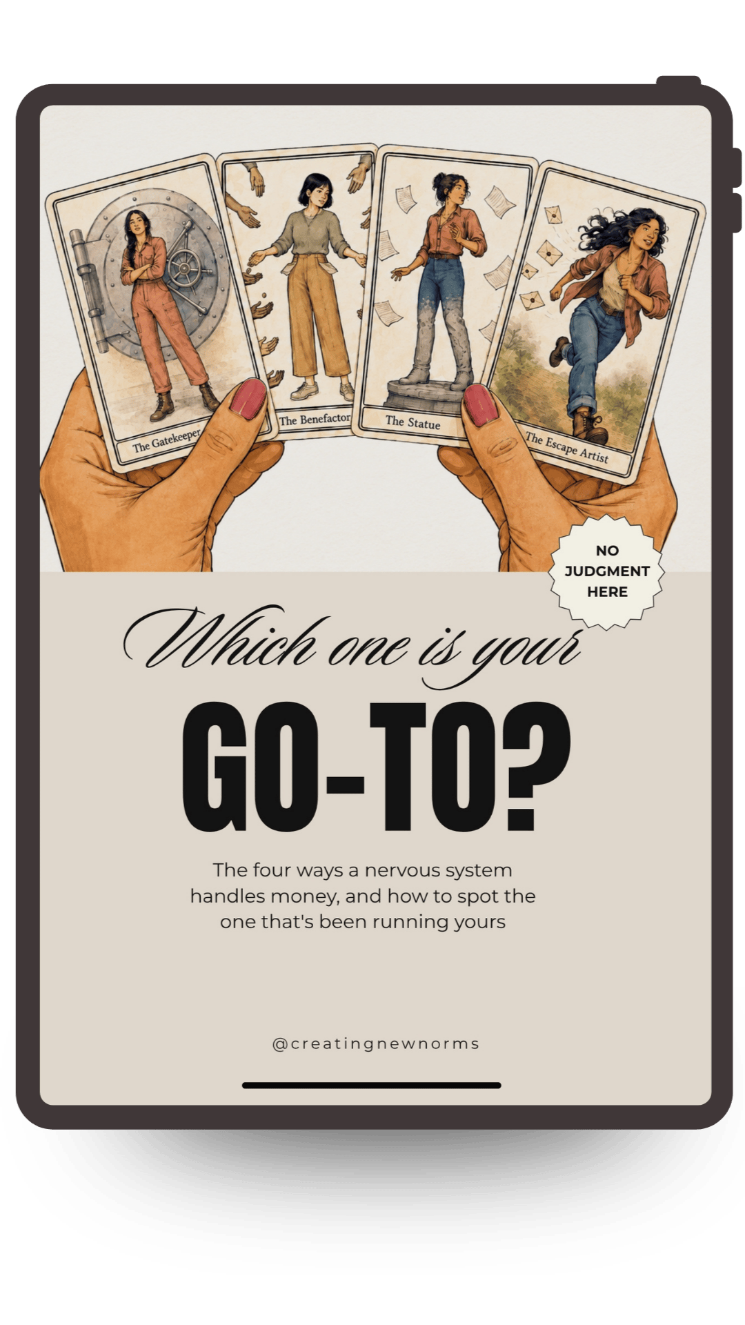 Image of the cover of the pdf money and your nervous system e-book guide