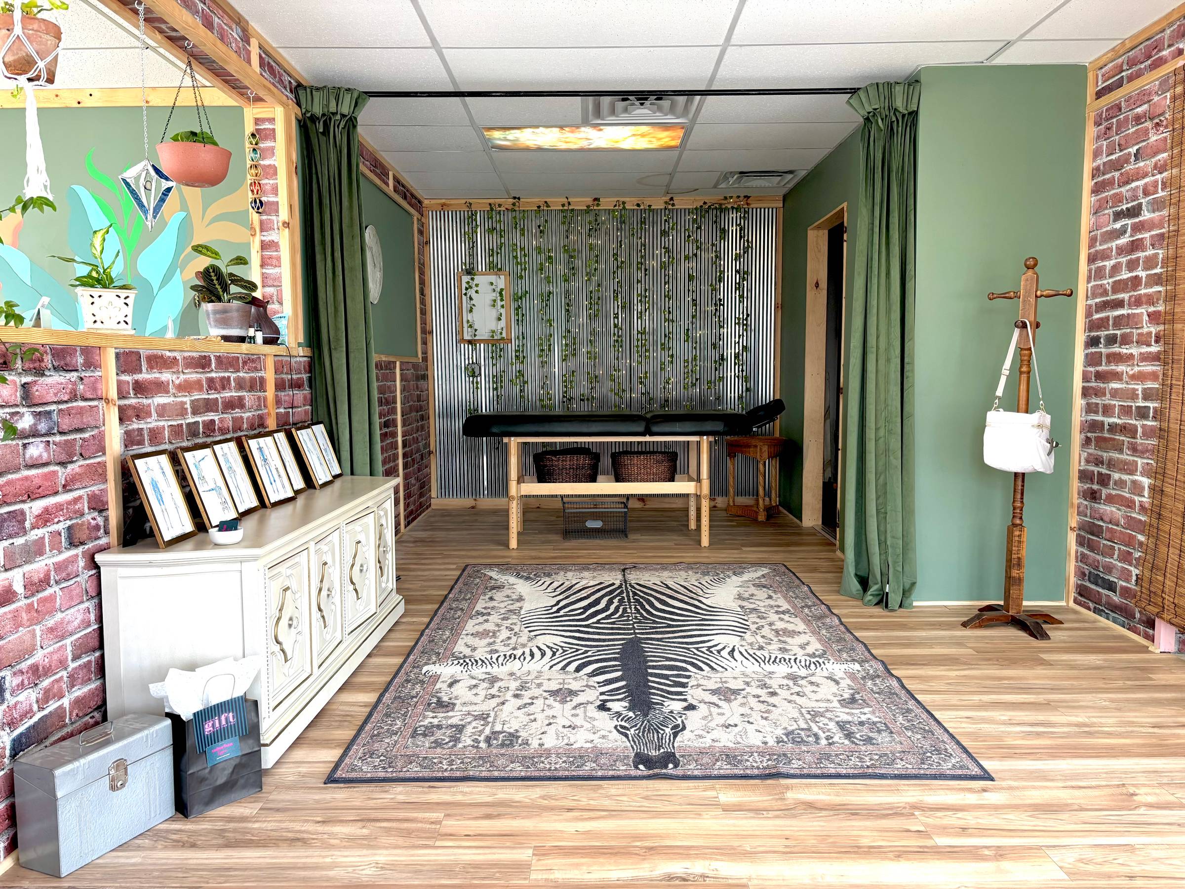 therapy table and movement design studio space