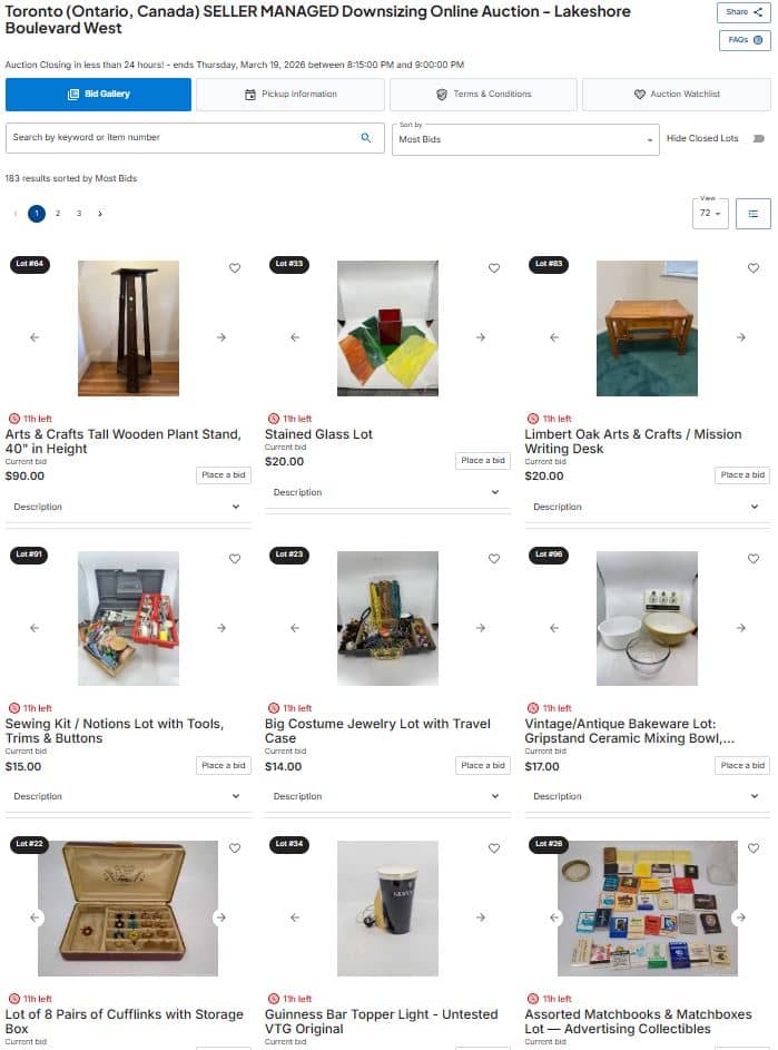 Our selections for this sale will include: Premium Vintage Pieces, Glassware, Furniture, Collectibles, Multimedia, Housewares, Tools & EVEN MORE!