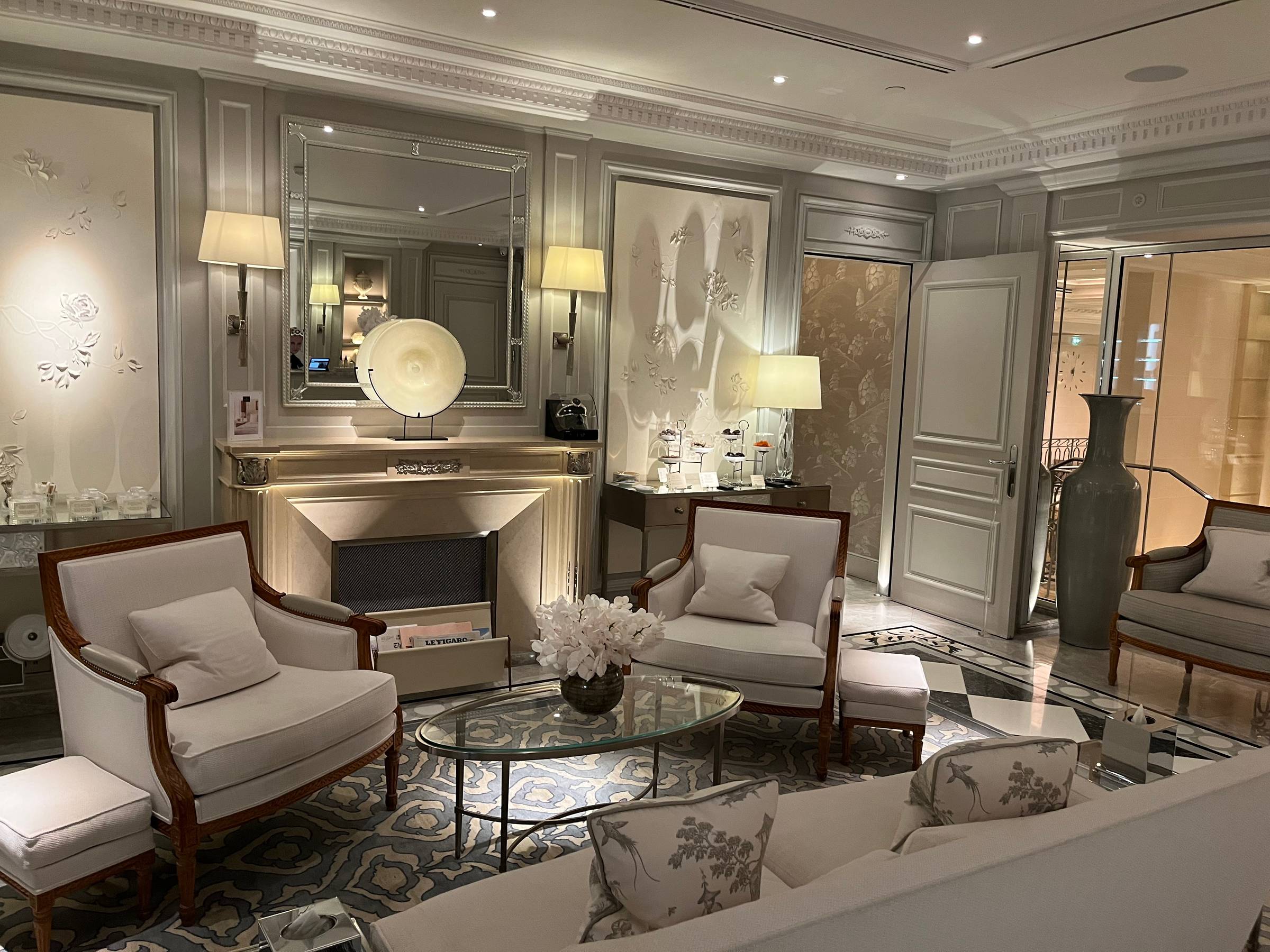 A suite at the Four Seasons George V in Paris