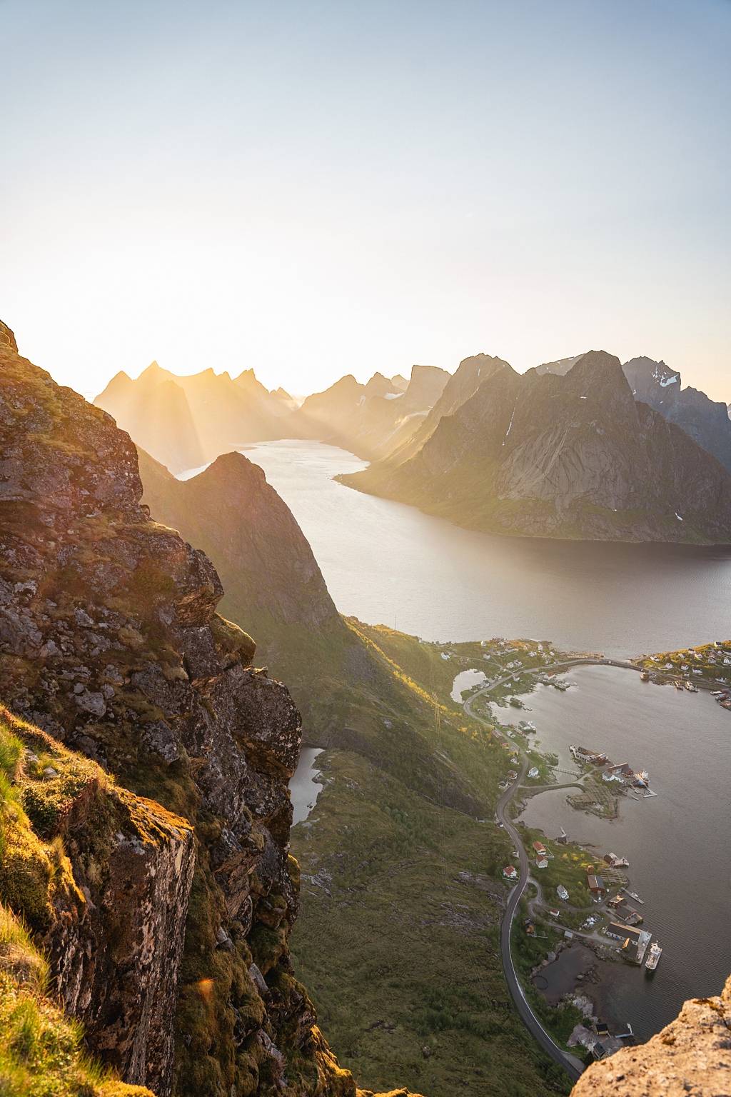 Lofoten Norway hike view