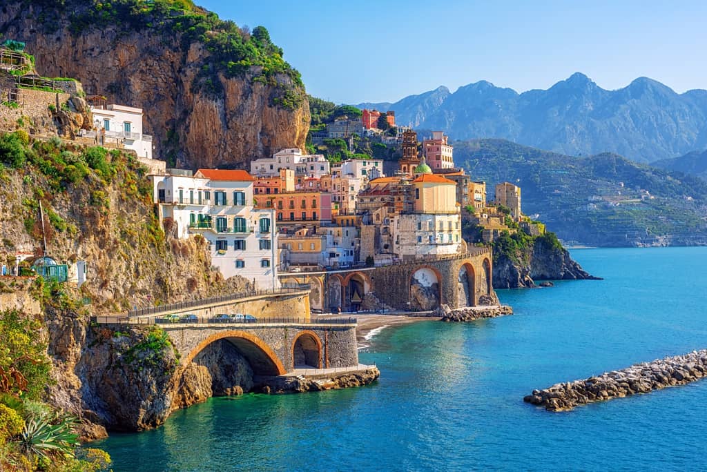 an Italian seaside town